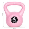 4 kg rozā trenažieru svars/kettlebell ModernHome