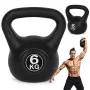 Melns 6 kg kettlebell treniņiem ModernHome