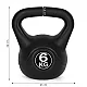 Melns 6 kg kettlebell treniņiem ModernHome