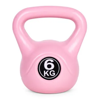 Rozā 6 kg kettlebell svars treniņiem ModernHome