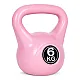 Rozā 6 kg kettlebell svars treniņiem ModernHome