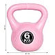 Rozā 6 kg kettlebell svars treniņiem ModernHome
