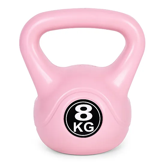 Rozā 8 kg kettlebell svars treniņiem ModernHome