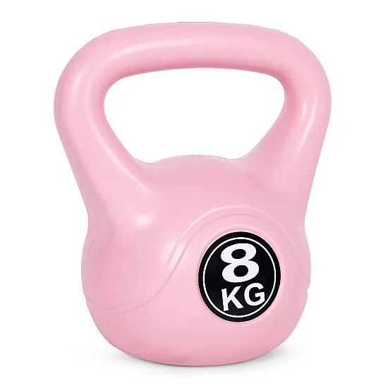 Rozā 8 kg kettlebell svars treniņiem ModernHome