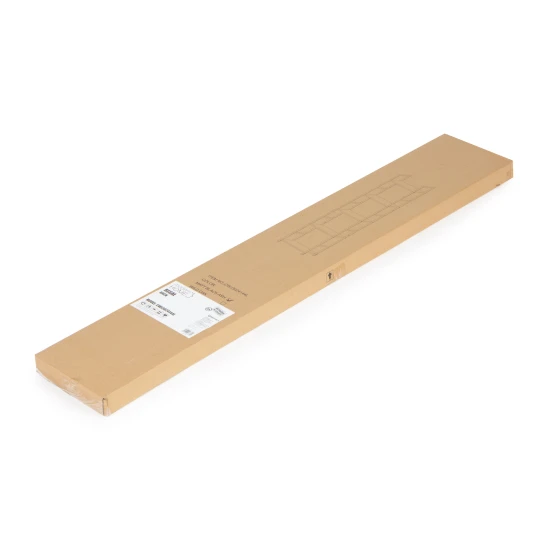 Melns plaukts LOFT ar metāla rāmi un 5 plauktiem Plaukti ModernHome