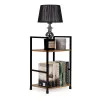 Koka grāmatu plaukts ar 2 plauktiem LOFT Plaukti ModernHome