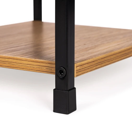 LOFT plaukts ar 3 plauktiem un metāla rāmi Plaukti ModernHome