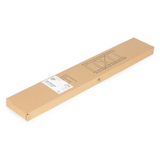 Plaša, melna, moderna koka LOFT grāmatu skapis ar 5 plauktiem Plaukti ModernHome