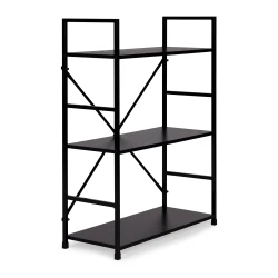 Trīs stāvu LOFT plaukts ar metāla rāmi ModernHome