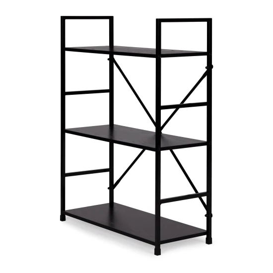 Trīs stāvu LOFT plaukts ar metāla rāmi ModernHome Plaukti ModernHome