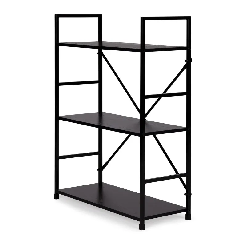 Trīs stāvu LOFT plaukts ar metāla rāmi ModernHome Plaukti ModernHome