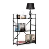 Trīs stāvu LOFT plaukts ar metāla rāmi ModernHome Plaukti ModernHome