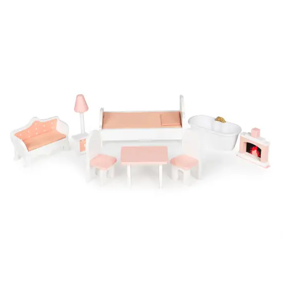 Liela leļļu māja Leļļu un spēļu komplekti ECOTOYS