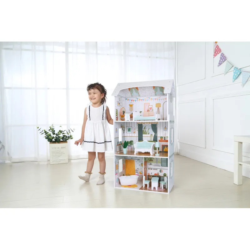 Alise Liela leļļu māja Leļļu un spēļu komplekti ECOTOYS