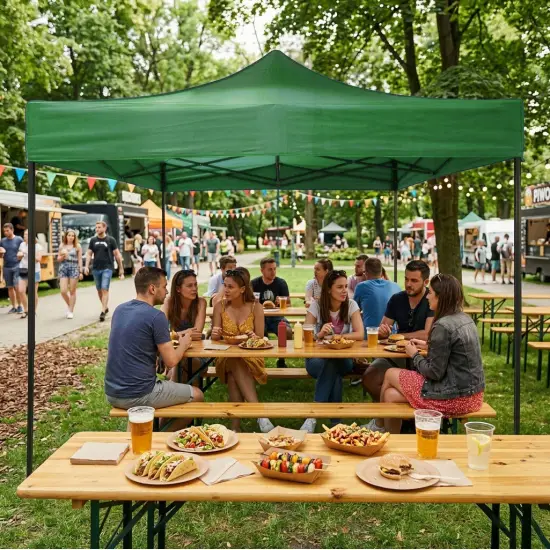Telts jumta segums 3x3 m zaļš MultiGarden