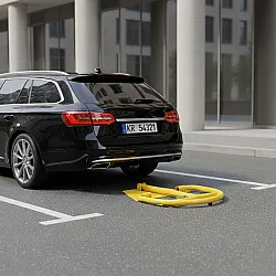Salokāms stāvvietas slēdzis 40 cm ar atslēgu