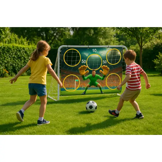 Futbola treniņu vārti ar mērķi 180 x 122 cm MOVEPRO