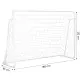Futbola treniņu vārti ar mērķi 180 x 122 cm MOVEPRO
