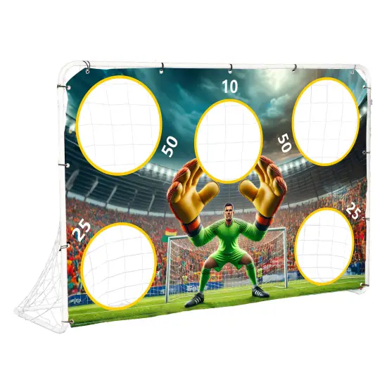 Futbola treniņu vārti ar mērķi 180 x 122 cm MOVEPRO