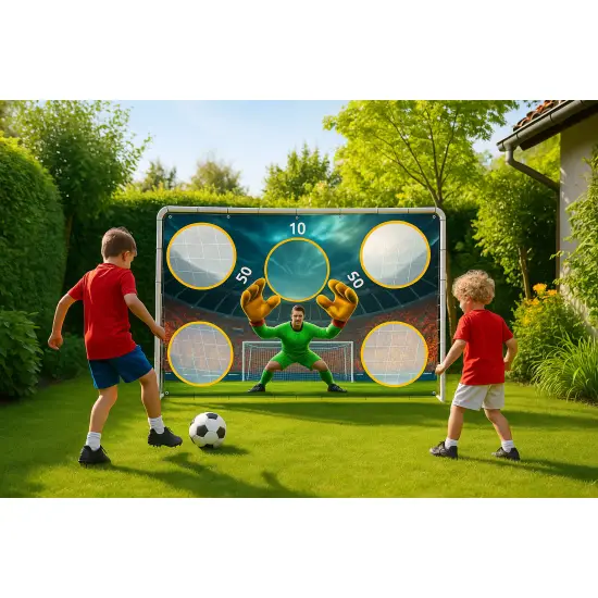 Futbola treniņu vārti ar mērķi 180 x 122 cm MOVEPRO