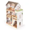 Koka leļļu mājiņa ar 3 stāviem ECOTOYS