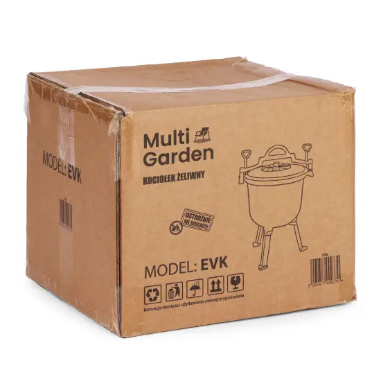 Emaljēts čuguna katls (5 l) ar statīvu MultiGarden