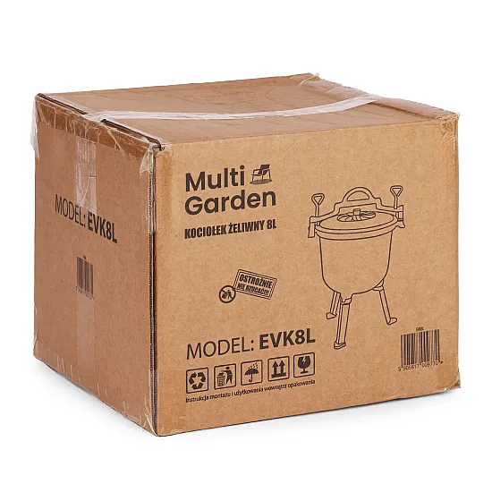 Emaljēts čuguna katls (8 l) ar statīvu MultiGarden