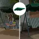 Dārza šūpoļu nojume 200 x 120 cm zaļa MultiGarden