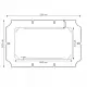 Dārza šūpoļu nojume 200 x 120 cm zaļa MultiGarden