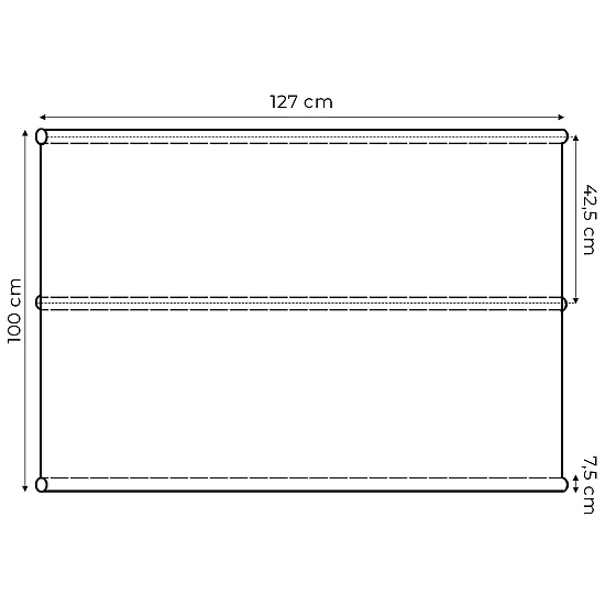 Sarkanbrūna dārza šūpuļtīkla sēdvieta 127 x 100 cm MultiGarden
