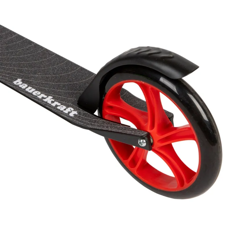 Salokāms sarkans pilsētas skrejritenis 85,5-95,5 cm