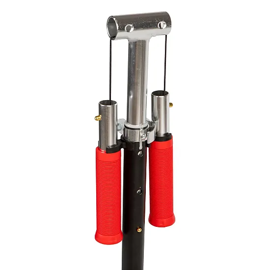 Sulankstomas raudonas miesto paspirtukas 85,5–95,5 cm