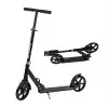 Salokāms melns pilsētas skrejritenis 95-105 cm