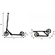 Sulankstomas juodas miesto paspirtukas 95–105 cm