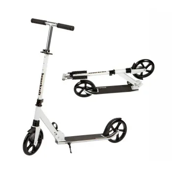 Salokāms balts pilsētas skrejritenis 95-105 cm