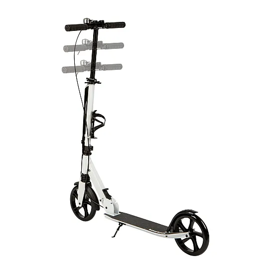 Sulankstomas baltas miesto paspirtukas 95–105 cm