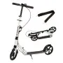 Salokāms balts pilsētas skrejritenis 95-105 cm