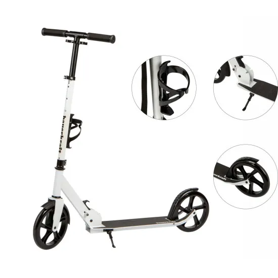 Sulankstomas baltas miesto paspirtukas 91–101 cm