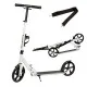 Sulankstomas baltas miesto paspirtukas 91–101 cm
