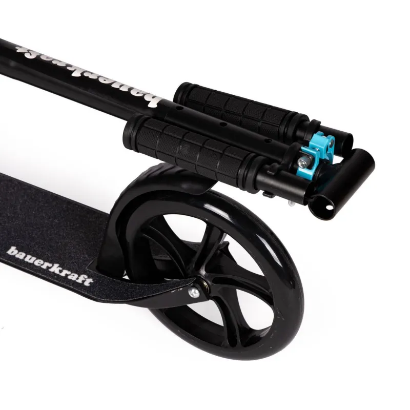 Salokāms melns pilsētas skrejritenis 95-105 cm