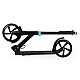 Sulankstomas juodas miesto paspirtukas 95–105 cm