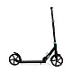 Sulankstomas juodas miesto paspirtukas 95–105 cm