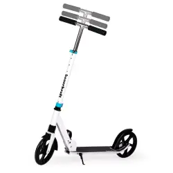 Salokāms balts pilsētas skrejritenis 95-105 cm