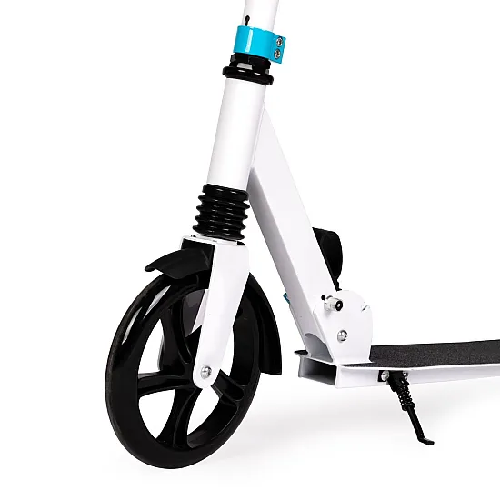 Sulankstomas baltas miesto paspirtukas 95–105 cm