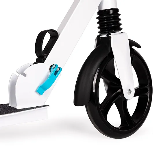 Sulankstomas baltas miesto paspirtukas 95–105 cm