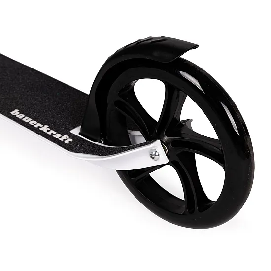 Sulankstomas baltas miesto paspirtukas 95–105 cm