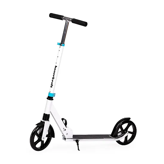 Sulankstomas baltas miesto paspirtukas 95–105 cm