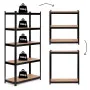 Metāla noliktavas plaukts 180x90x40 cm ModernHome