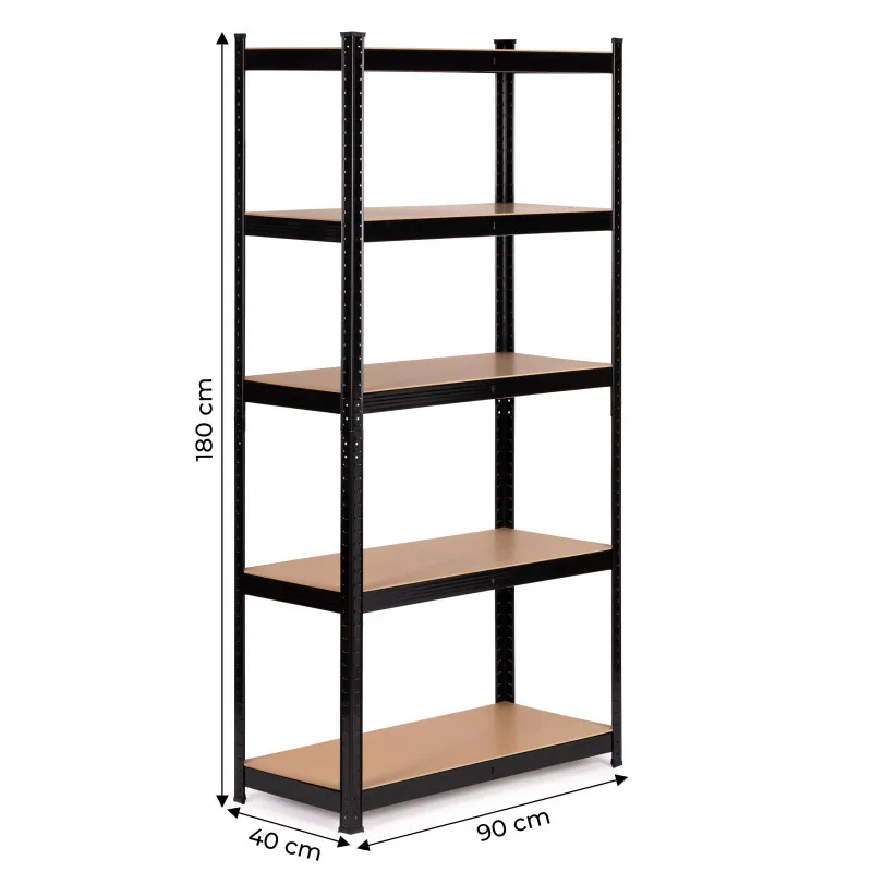 Metāla noliktavas plaukts 180x90x40 cm ModernHome