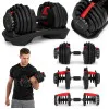 Regulējama hantele ar statīvu 2,5-24 kg MOVEPRO